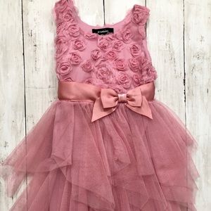 Zunie pink party dress